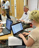 June 2011 editathon at the British Library.