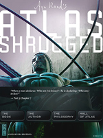 A screenshot of the “amplified” version of Atlas Shrugged on iPad.