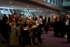 Guests mingle at ALA president Camila Alire's reception on Sunday evening. 