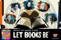 Let Books Be header with headshots of Jennifer L. Armentrout, Stephen Chbosky, Malinda Lo, Ellen Hopkins, and Patricia McCormick