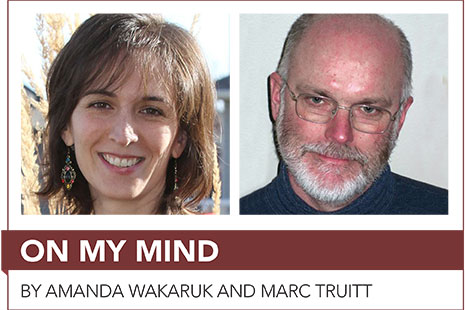 Amanda Wakaruk and Marc Truitt