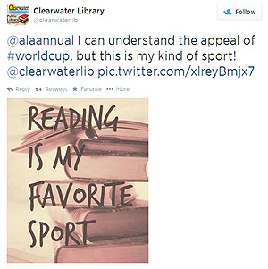 @alaannual I can understand the appeal of #worldcup, but this is my kind of sport! @clearwaterlib