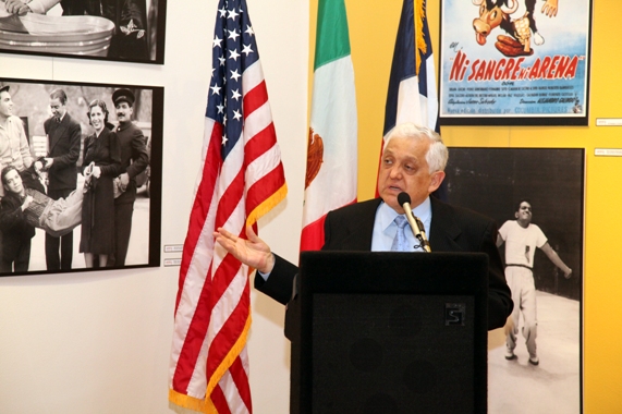 Mario Eduardo Moreno Laparade -- the nephew of comedian Mario Moreno -- spoke at San Antonio Public Library’s VIP reception on September 19.