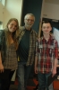 High-schooler Amanda Lee Bogart and middle-school student Austin Reale join young-adult author Chris Crutcher as the two youngsters celebrate being the recipients of Loudoun County (Va.) Public Library “It’s All Write” short story contest in their respective grade categories.