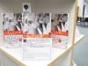 A display at the  Clay High School library in Green Cove Springs, Florida, shows books reviewed by students.
