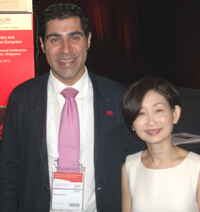 Parag Khanna and Elaine Ng at IFLA in Singapore. Photo by Carlon Walker