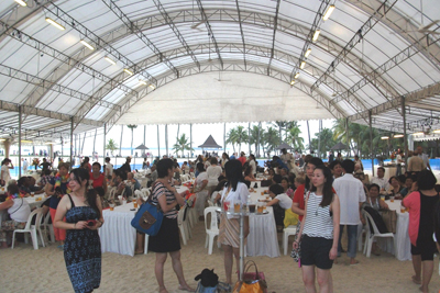 IFLA's cultural evening in Singapore inside the Tanjong Beach Club on Sentosa Island. Photo by Carlon Walker