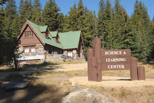 Science and Learning Center Library at Crater Lake National Park in Oregon