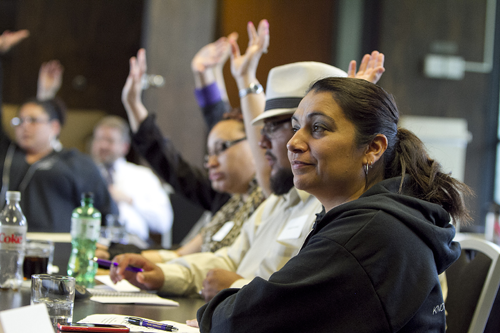 Attendees at the Knowledge Alliance workshop in Seattle.