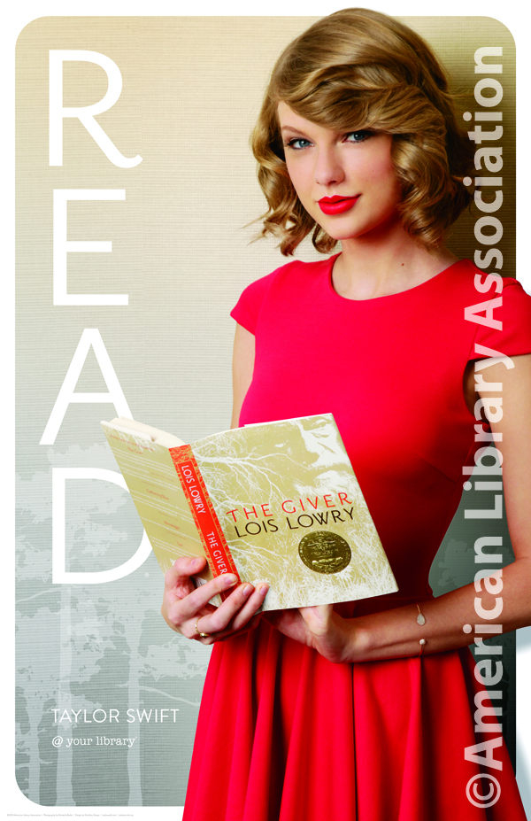 Taylor Swift READ Campaign: Poster from American Library Association