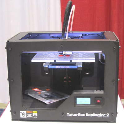 A 3D printer, from Detroit Public Library's HYPE Maker Space