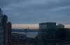 The early-morning Boston sky as seen from the Westin hotel. 