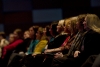 Attendees of the Sunrise Speaker Series listen to author Elizabeth Gilbert. 