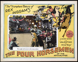 The Four Horsemen of the Apocalypse, a silent film selected for inclusion in the National Film Registry