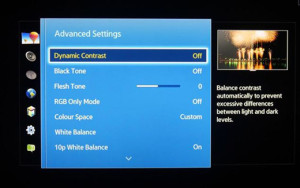 HDTV advanced picture settings, explained