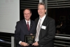 Jim Rettig,  ALA immediate past president, and winner Dwight McInvaill, director, Georgetown (S.C.) County Library