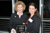 ALA President-elect Roberta Stevens and winner Laura Grunwerg, director of Youth and Young Adult Services, River Edge (N.J.) Public Library.