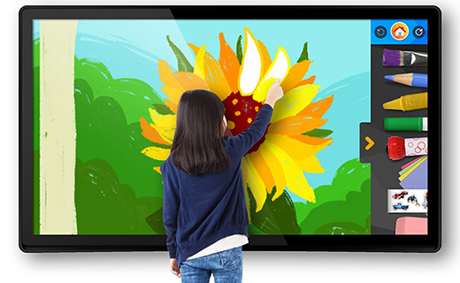 Giant, wall-sized, family-friendly tablets