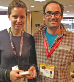 Presenters Sidsel Bech-Petersen and Jeff Goldenson. Photo by Ann Awakuni