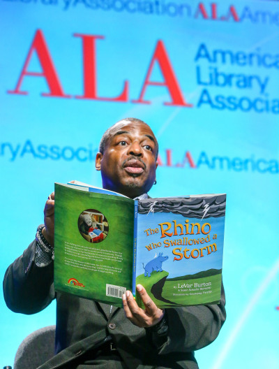 LeVar Burton Delights American Libraries Magazine