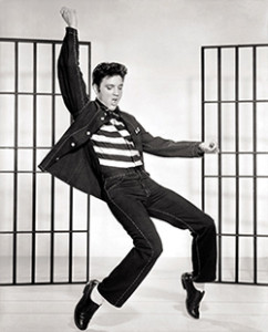 Elvis Presley in Jailhouse Rock.