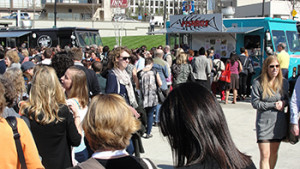 Food truck lines