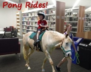 Austin (Tex.) Community College Libraries offered pony rides for one day only.