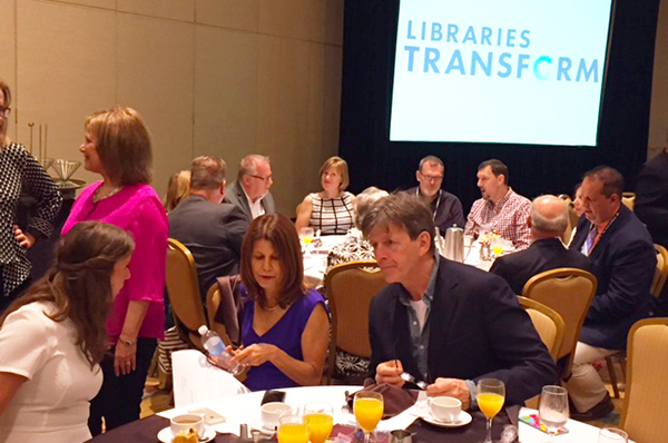 Sari Feldman at the ALA Inaugural Brunch