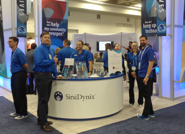 SirsiDynix booth at ALA 2015 Annual Conference and Exhibition