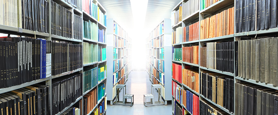 Library stacks