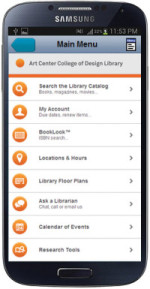 Boopsie's app for academic libraries