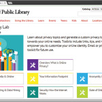 San José (Calif.) Public Library’s privacy toolkit creates a personalized list of links, tips, and tutorials that reflect a user’s online privacy preferences.