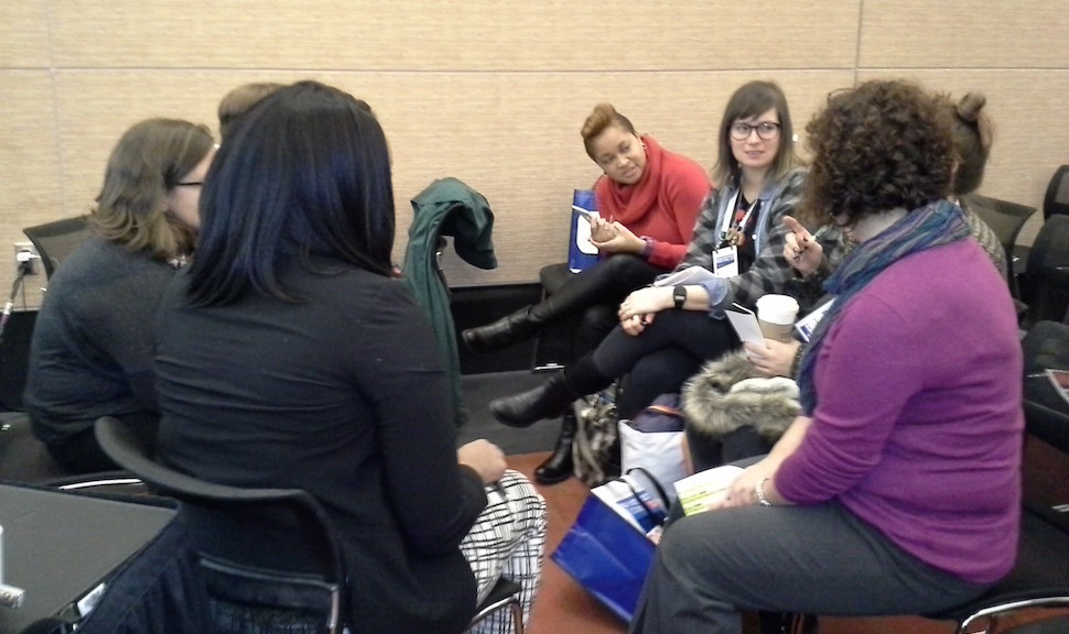 Group discussion at Midwinter