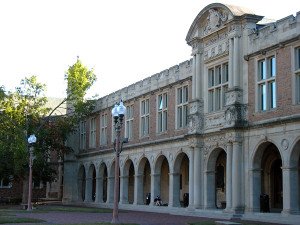 Washington University’s Ridgley Hall, site of the World’s Fair Hall of Congresses, where ALA sessions were held.