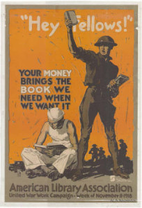 Poster, ALA United War Work Campaign, Week of November 11, 1918.