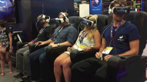 Virtual reality testers at SXSWi