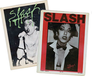 Issues of the punk-rock fanzine <em>Slash</em> are included as part of UCLA's punk archive. (Photos: UCLA Library Special Collections)
