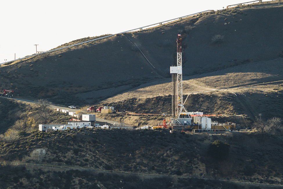 Southern California Gas Company's Aliso Canyon facility, site of the gas leak in Los Angeles.
