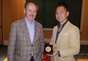 Billy Collins (left) and Viet Thanh Nguyen