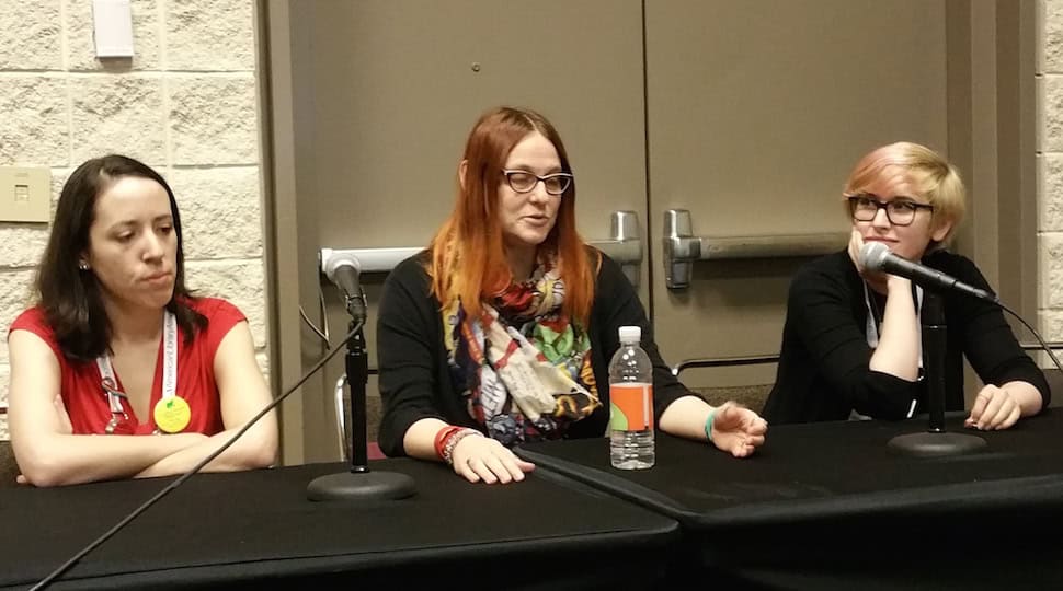 Marcela Peres, Lizzy Walker, and Ivy Noelle Weir