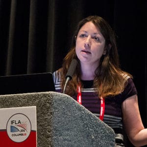 Margaret Zimmerman, an LIS doctoral student at the University of South Carolina