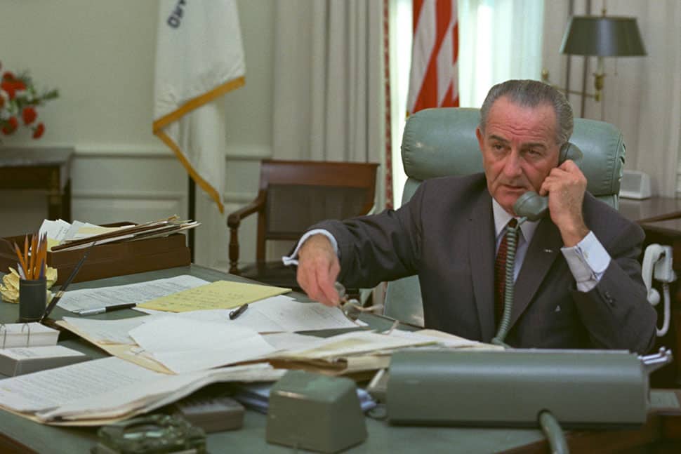 Lyndon B. Johnson. Photo: Lyndon Baines Johnson Presidential Library and Museum