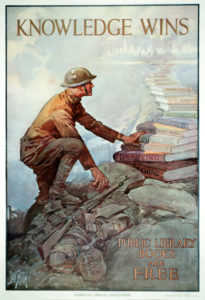 World War I Knowledge Wins poster