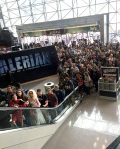 The crowds file into day three of New York Comic Con 2016. Photo: Ivy Noelle Weir