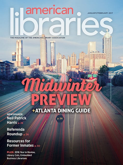 American Libraries January/February 2017 cover
