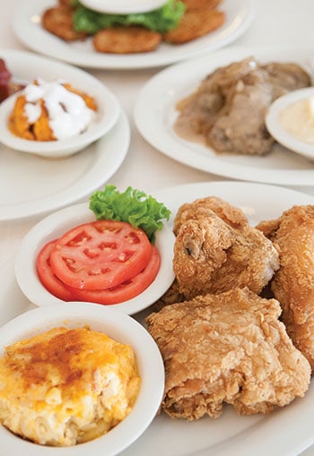 Fried chicken at Mary Mac’s Tea Room