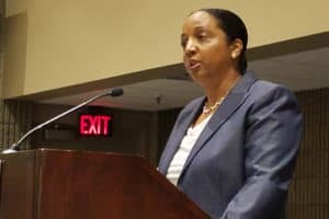 Keynote speaker Daina Ramey Berry. Photo: George M. Eberhart