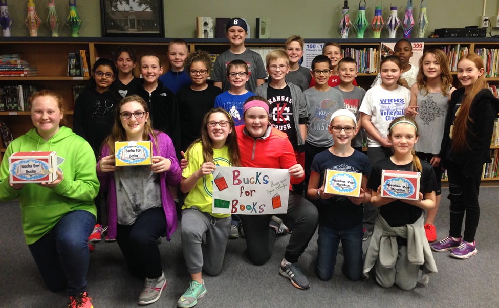 Students at Wanamaker Elementary School in Topeka, Kansas.