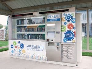 Milwaukee Public LIbrary opened an automated and unstaffed branch at the Westlawn Gardens housing development.