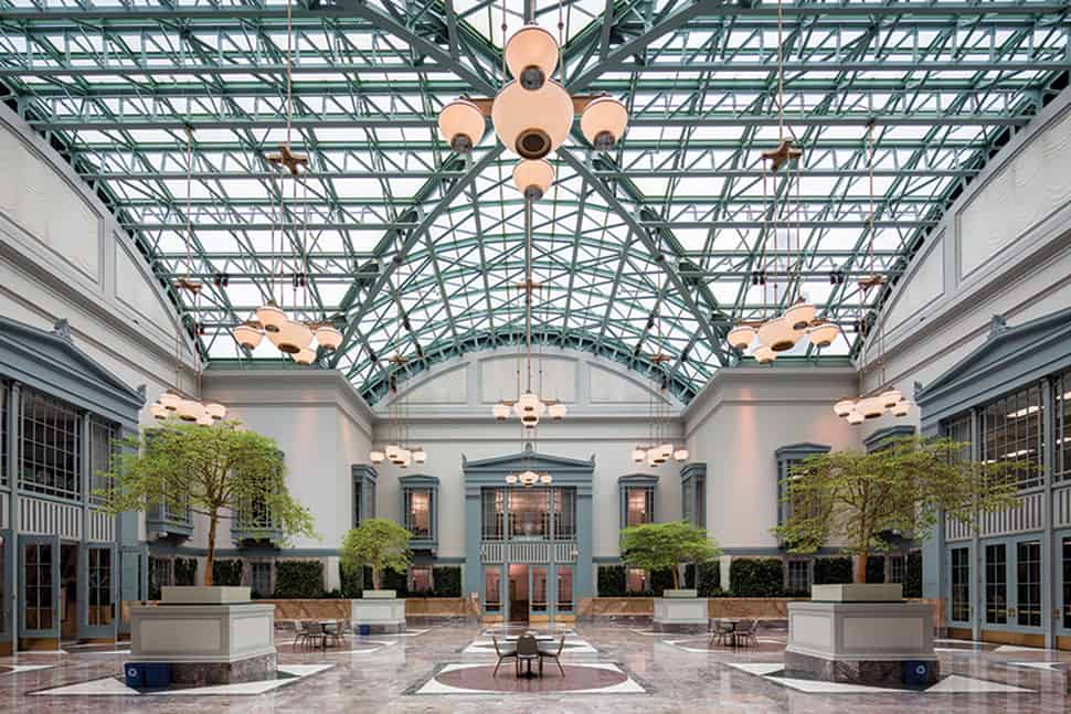 The Winter Garden at Chicago Public Library's Harold Washington Center. Photo: Chris Smith